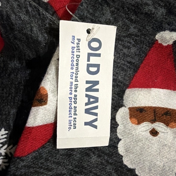 Old Navy Pajama Lounge Pants unisex No Fly XL Blue Santa Pull On 2021 Drawstring - Picture 6 of 8